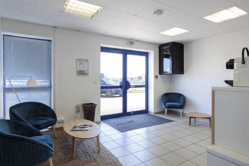 PROXIA - Hall d'accueil, machine à café